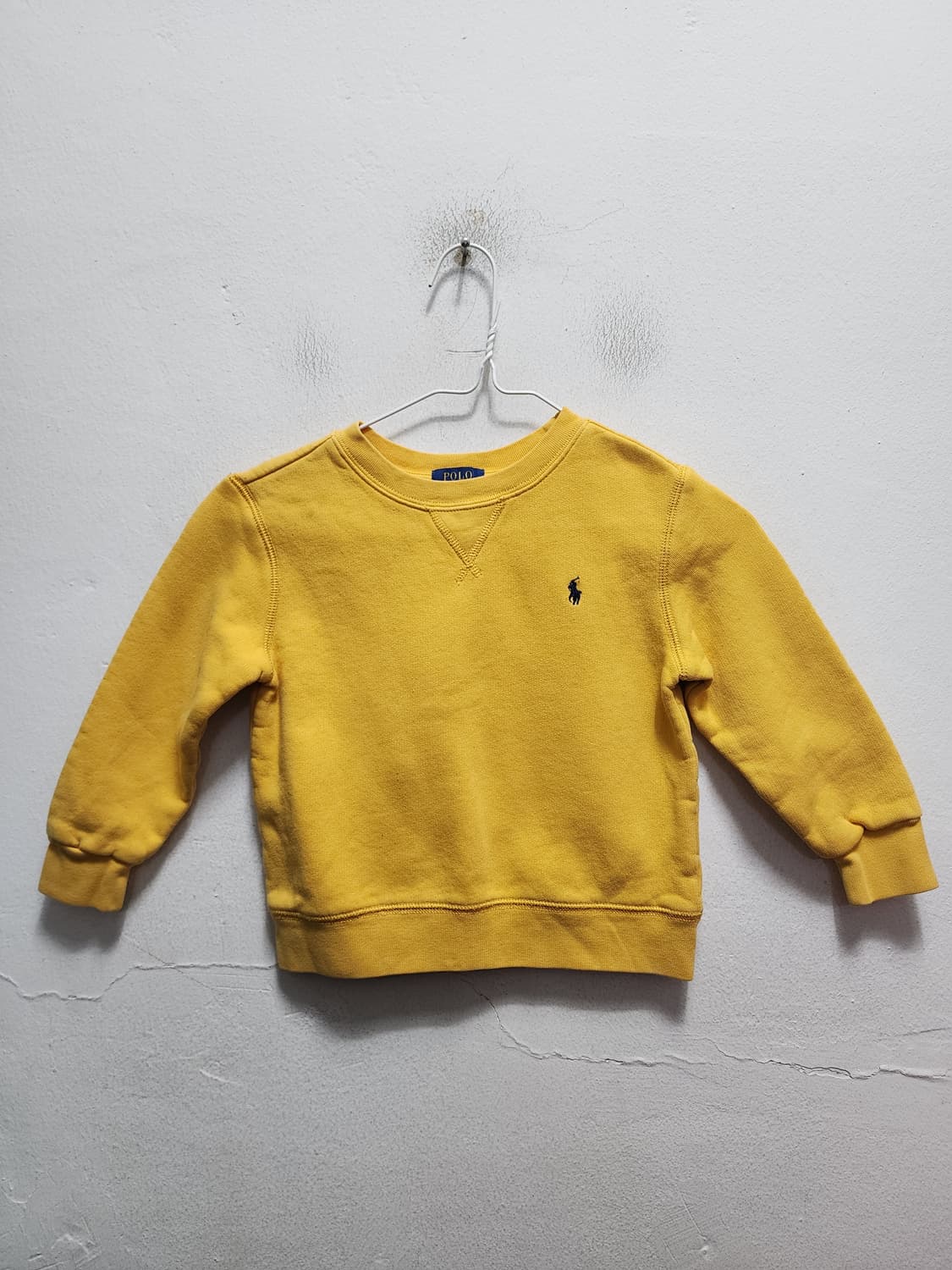 폴로 랄프로렌 키즈 맨투맨 노란색 상품이미지1