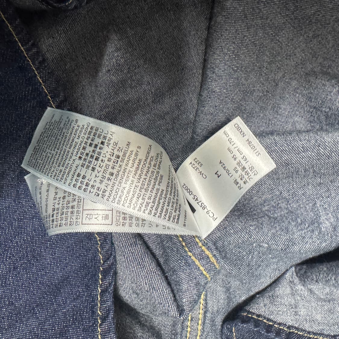 리바이스 웨스턴 데님셔츠 남성 M사이즈  상품이미지3
