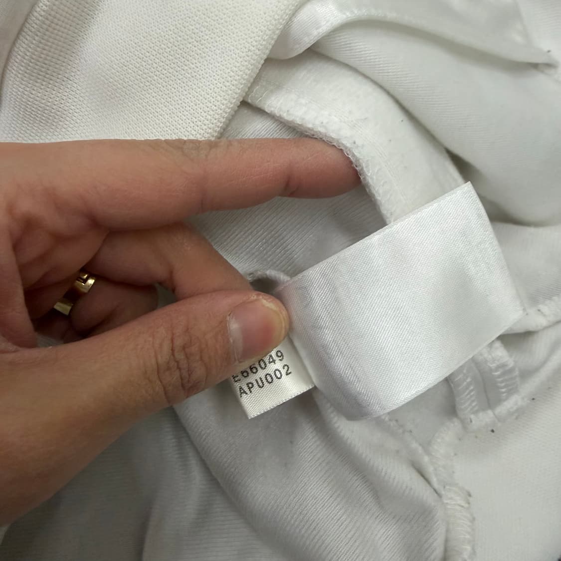 L 아디다스 화이트실버 져지 0130H1 상품이미지7