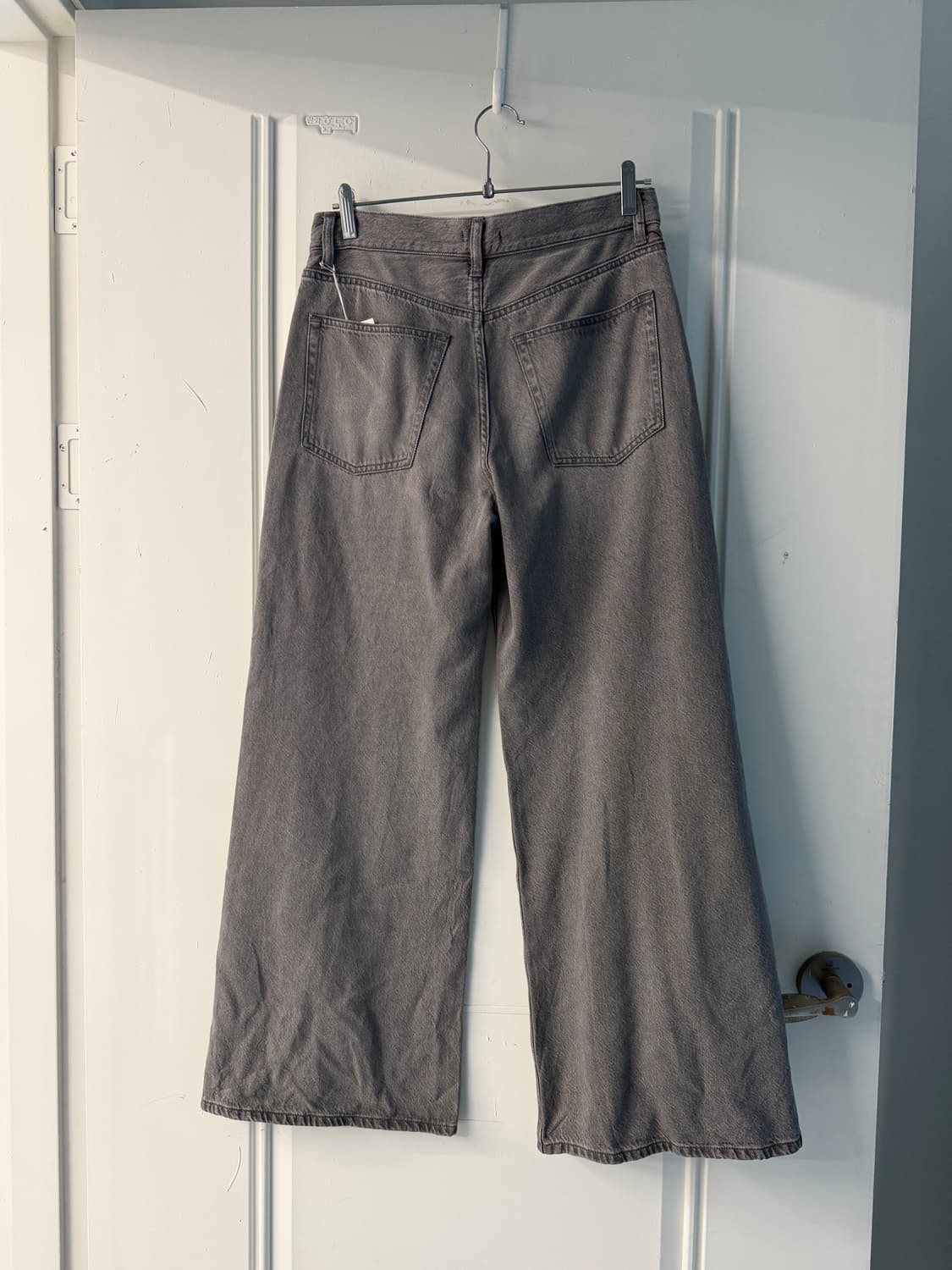 일본빈티지 그레이 데님 와이드팬츠  상품이미지7