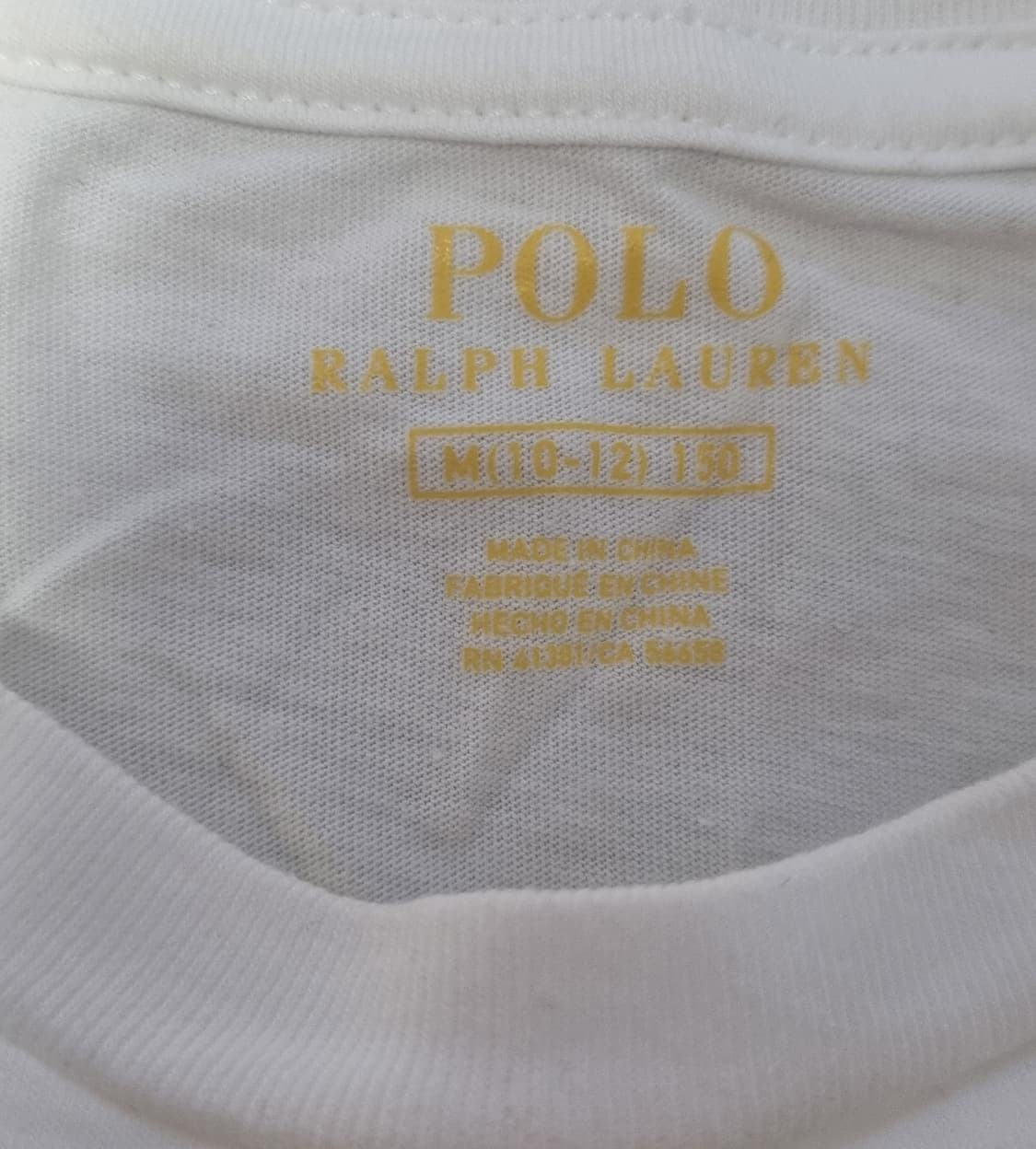 폴로 랄프로렌 폴로 베어 티셔츠 M(10-12) 상품이미지2