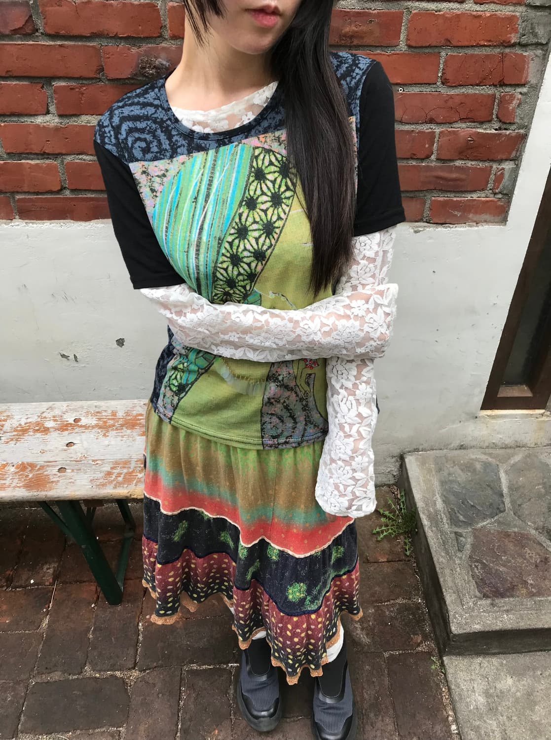 vintage lace long sleeve 상품이미지5