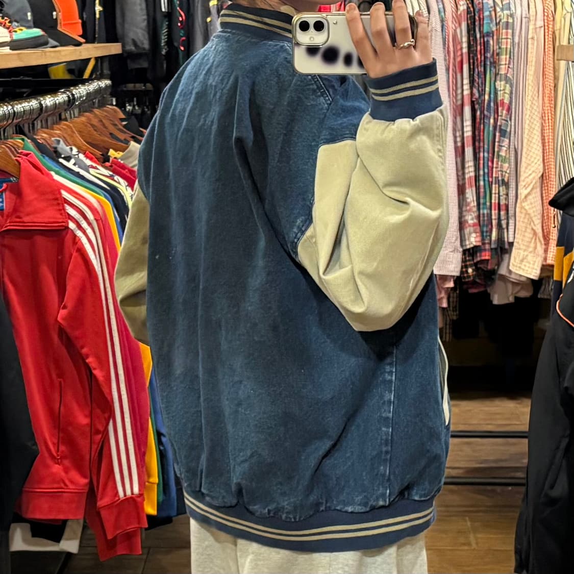 [HI] VTG 데님바시티자켓 중청 상품이미지5