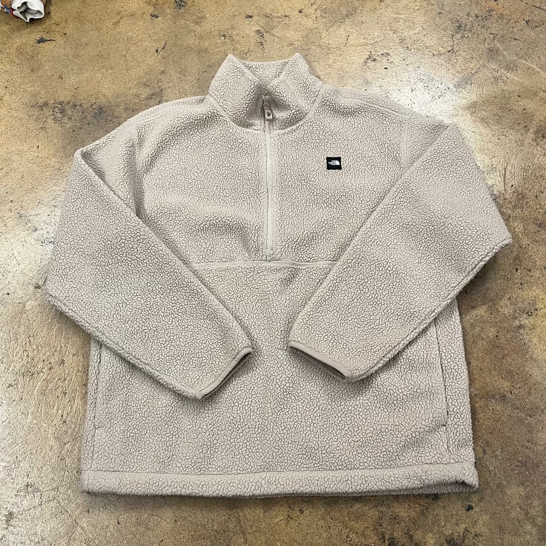 [정품/M] 노스페이스 하프집업 뽀글이 플리스 아이보리 b8 상품이미지2