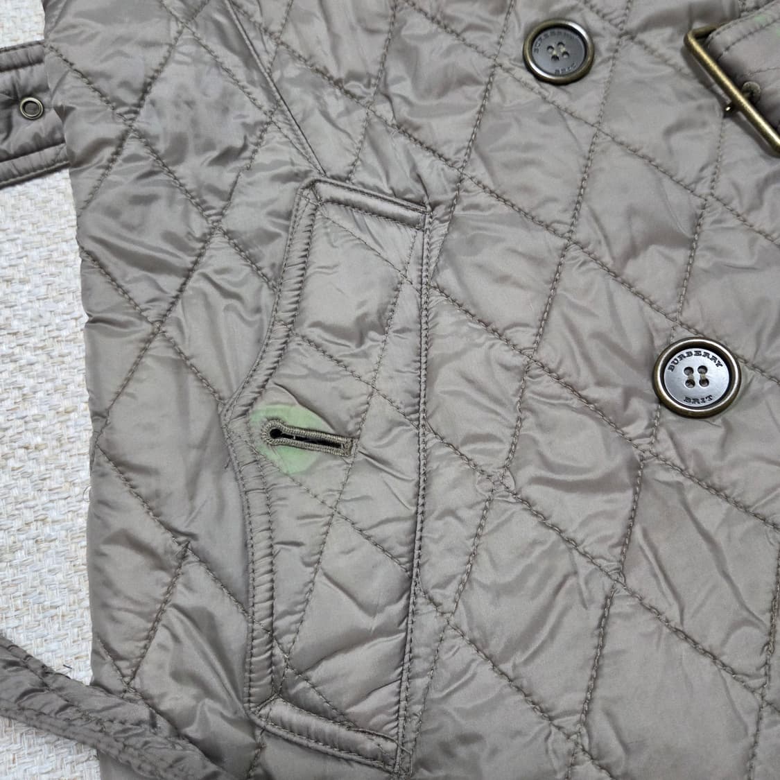 Burberry 버버리 빈티지 퀼팅 코트 패딩 상품이미지9