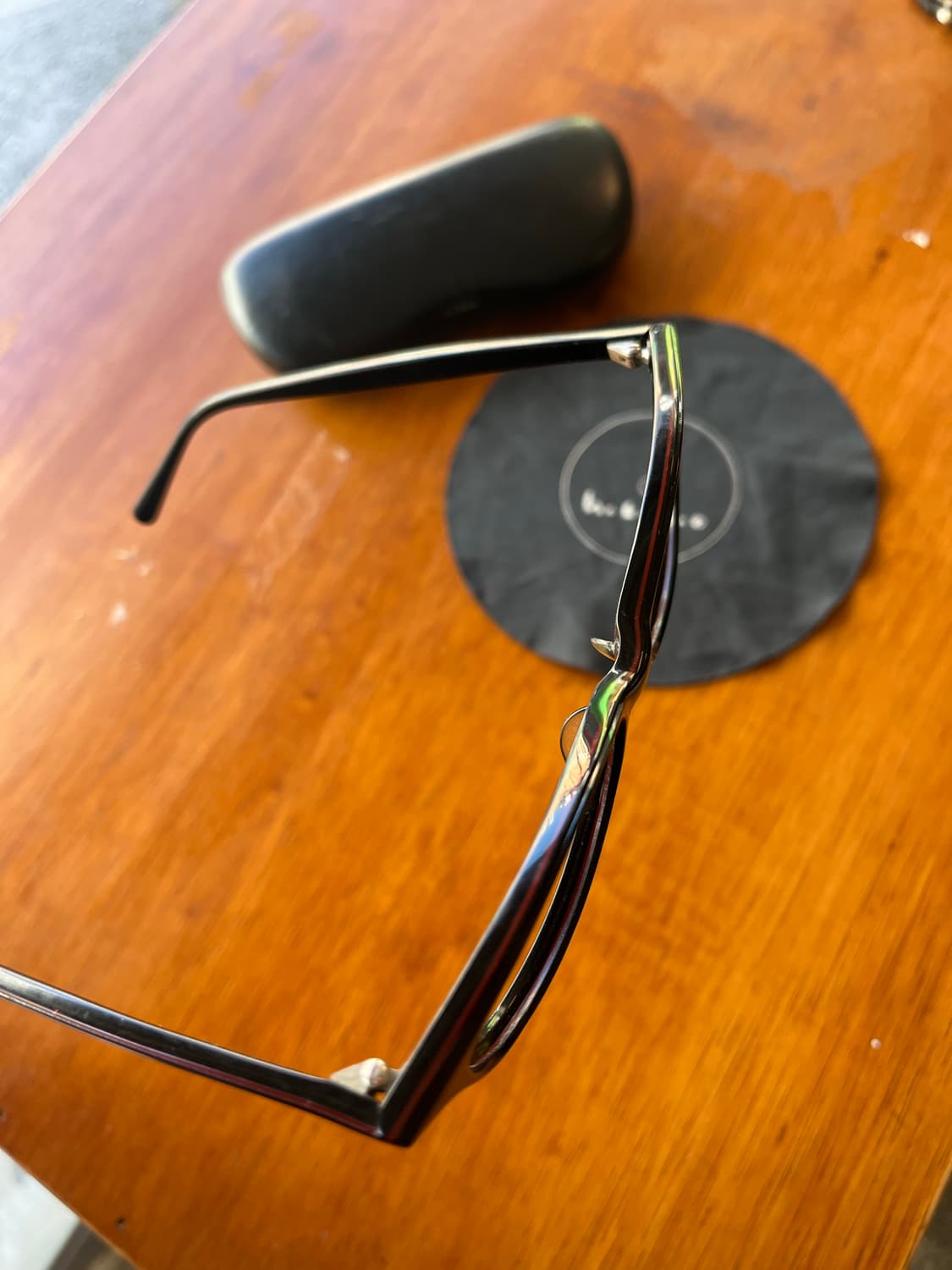 백산안경 빈티지 블랙 오리지널 프레임 상품이미지5