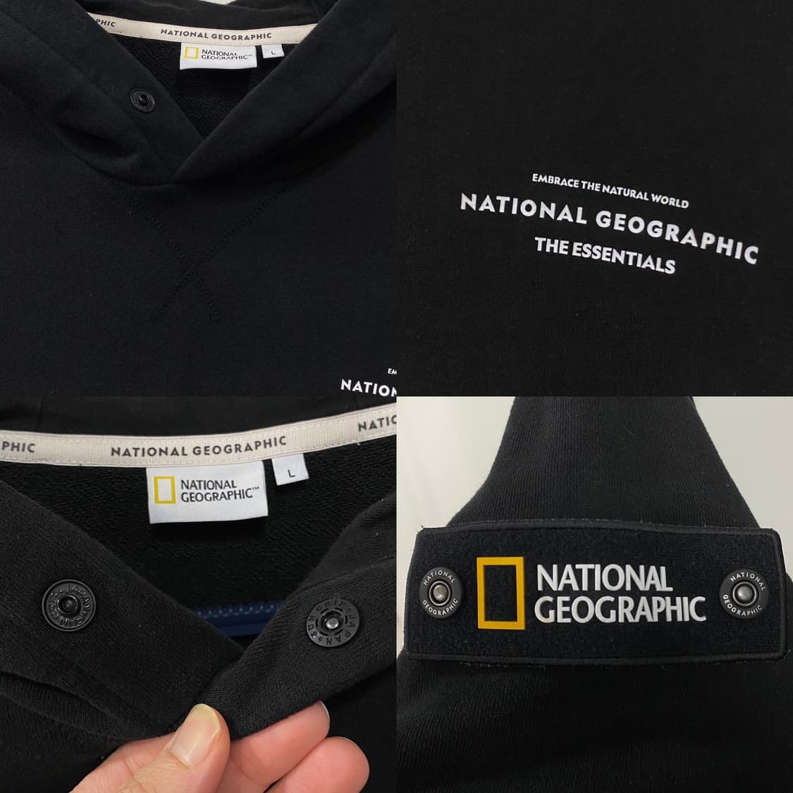 내셔널지오그래픽 와펜 포켓 후드 티셔츠 상품이미지3