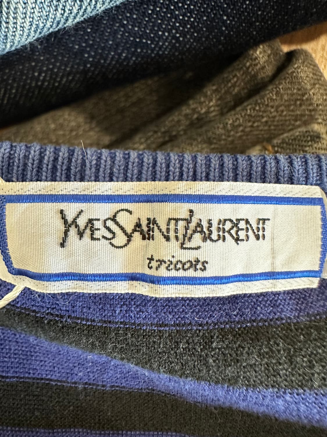YSL 입생로랑 스트라이프 반팔 티셔츠 상품이미지6