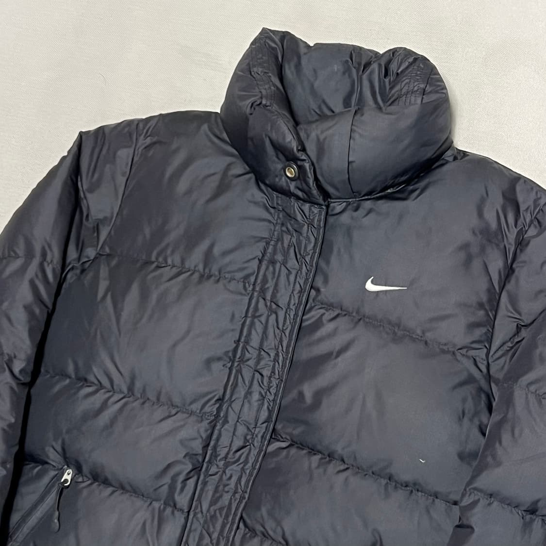 L 나이키 여성용 블랙 다운 패딩 점퍼 상품이미지1