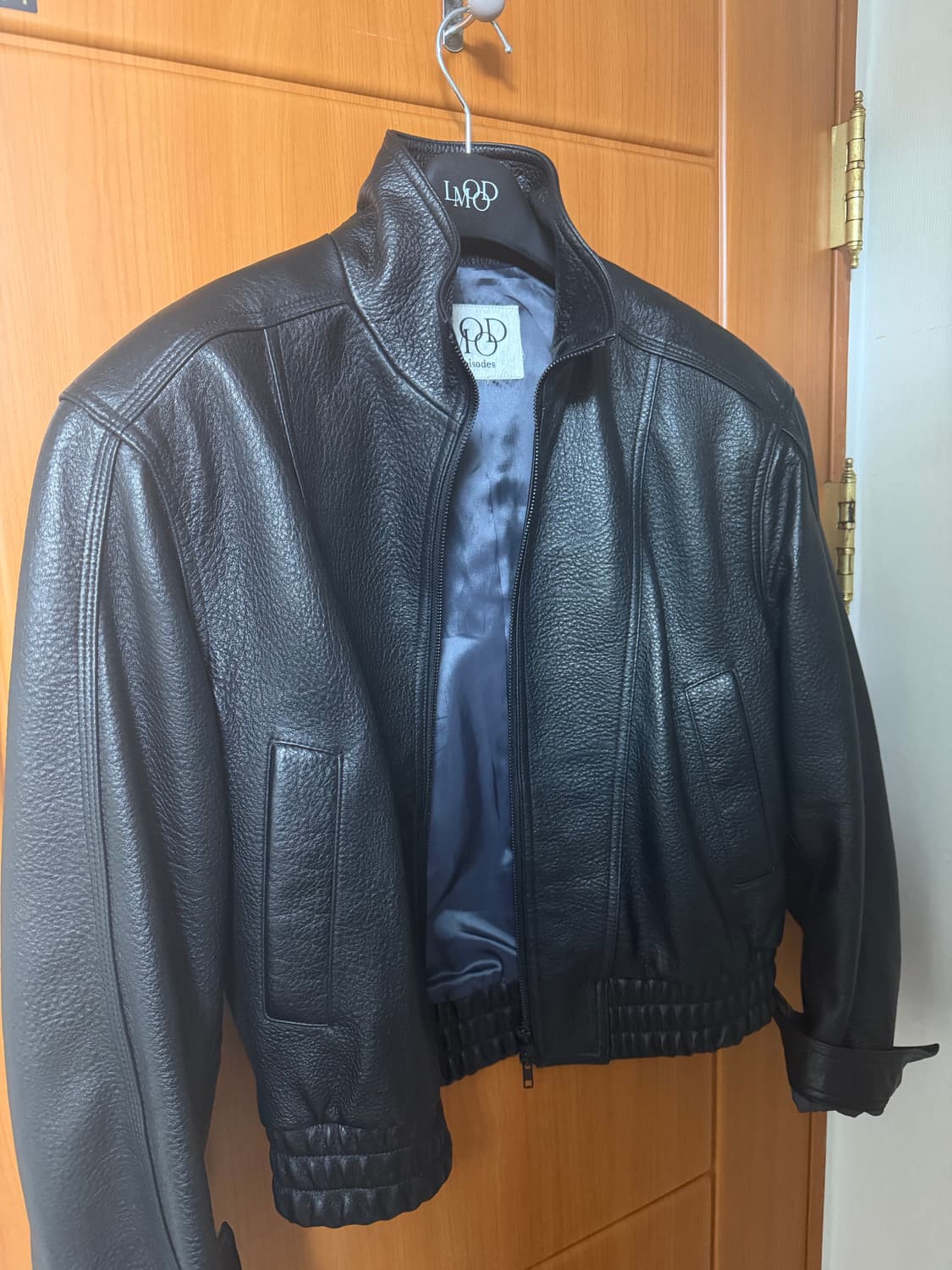 엘무드 세인트 램스킨 레더 자켓 48사이즈 상품이미지2