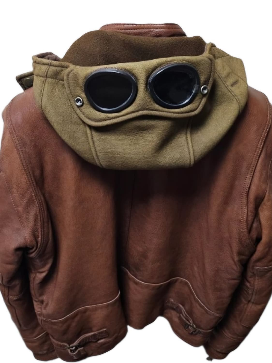 C.P. Company 빈티지 가죽 고글 자켓 상품이미지3