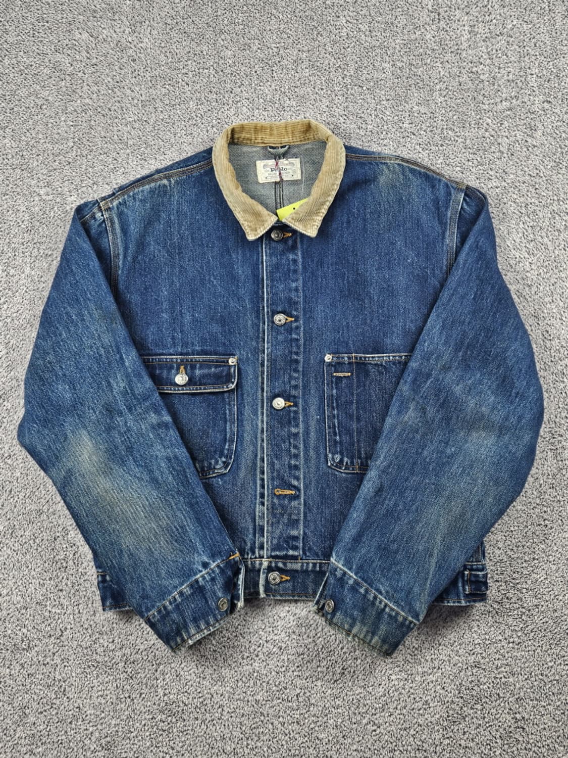 80's 폴로랄프로렌 데님 덩가리 트러커 자켓 ( L ) / 9994 상품이미지5