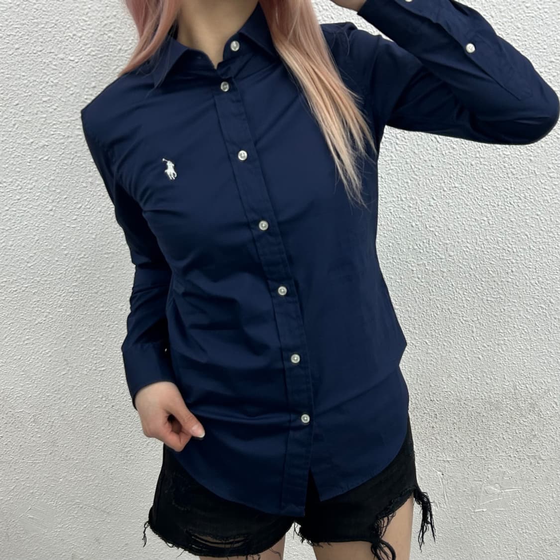 폴로 랄프로렌 화이트포니 네이비 셔츠 4 상품이미지1