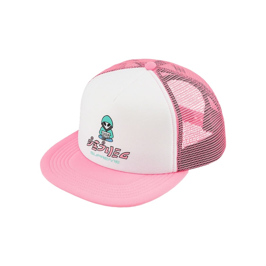슈프림 에일리언 핑크 트러커 캡 상품이미지1