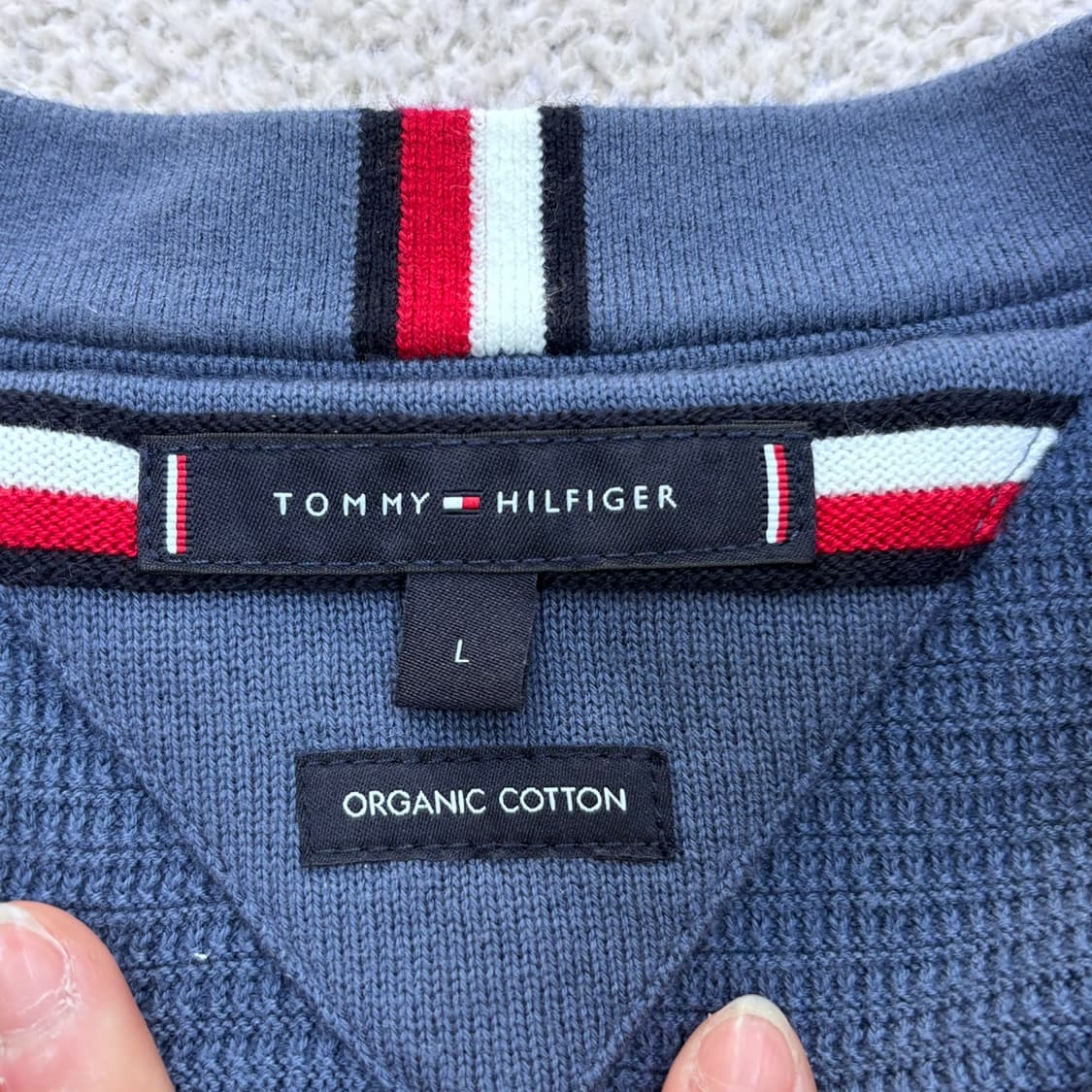 L 타미힐피거 남성 클래식 니트 조끼 0429E 상품이미지3