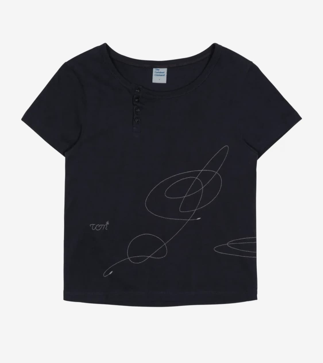 더콜디스트모먼트 TCM stitch side henly neck T 상품이미지1