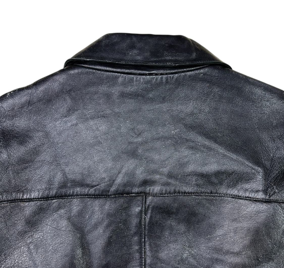 리바이스 블랙 레더 자켓 XL 상품이미지5