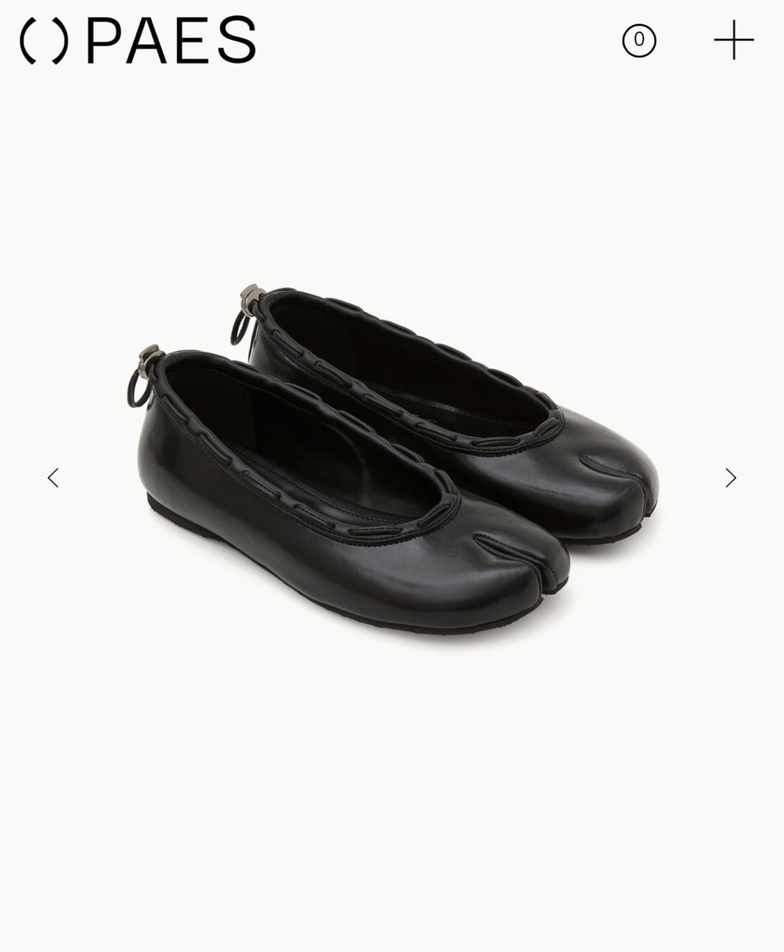 Paes leather string flat 240 상품이미지1