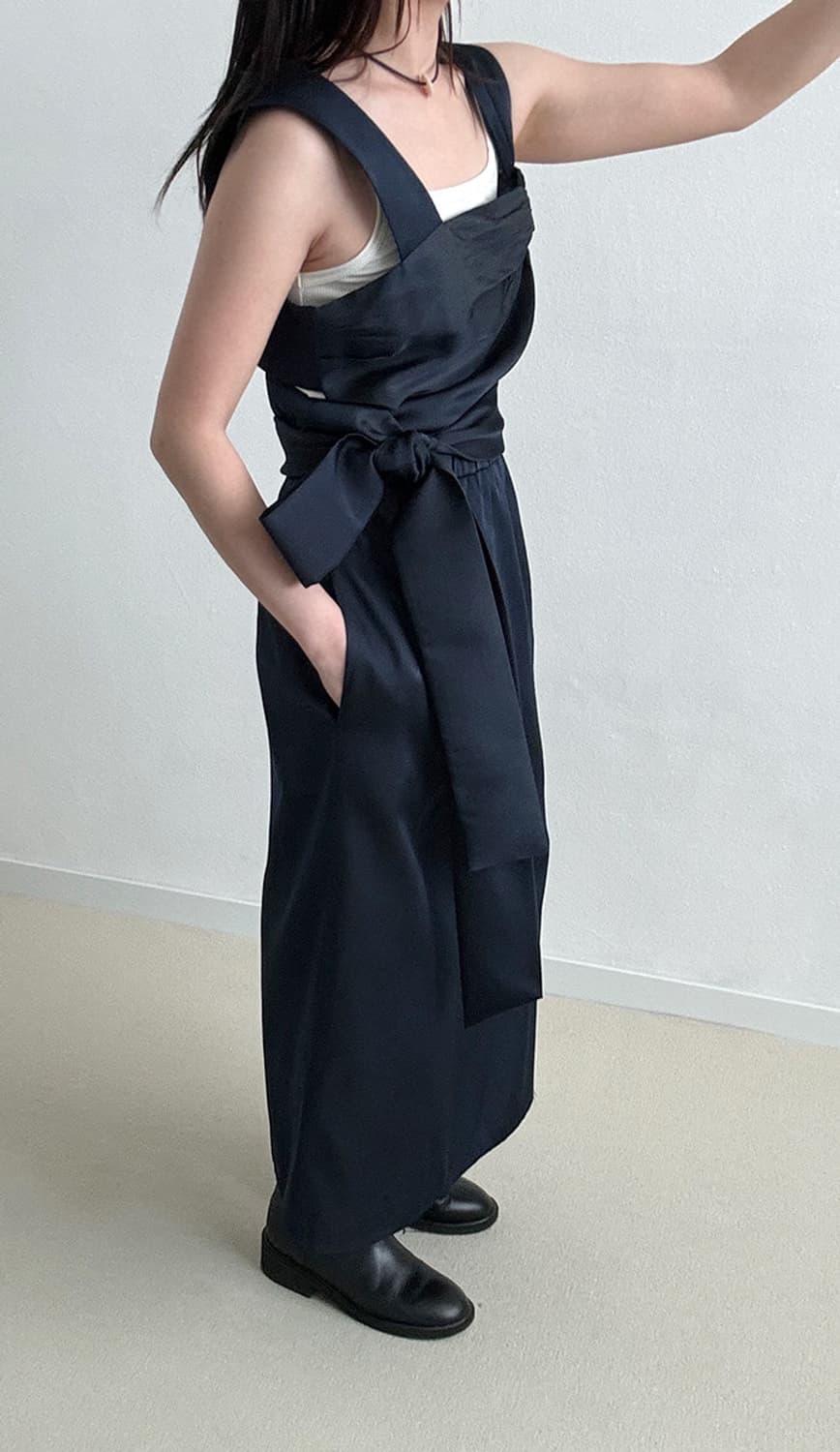 3.1 Phillip Lim 필립림 스퀘어넥 원피스 (navy) 상품이미지3