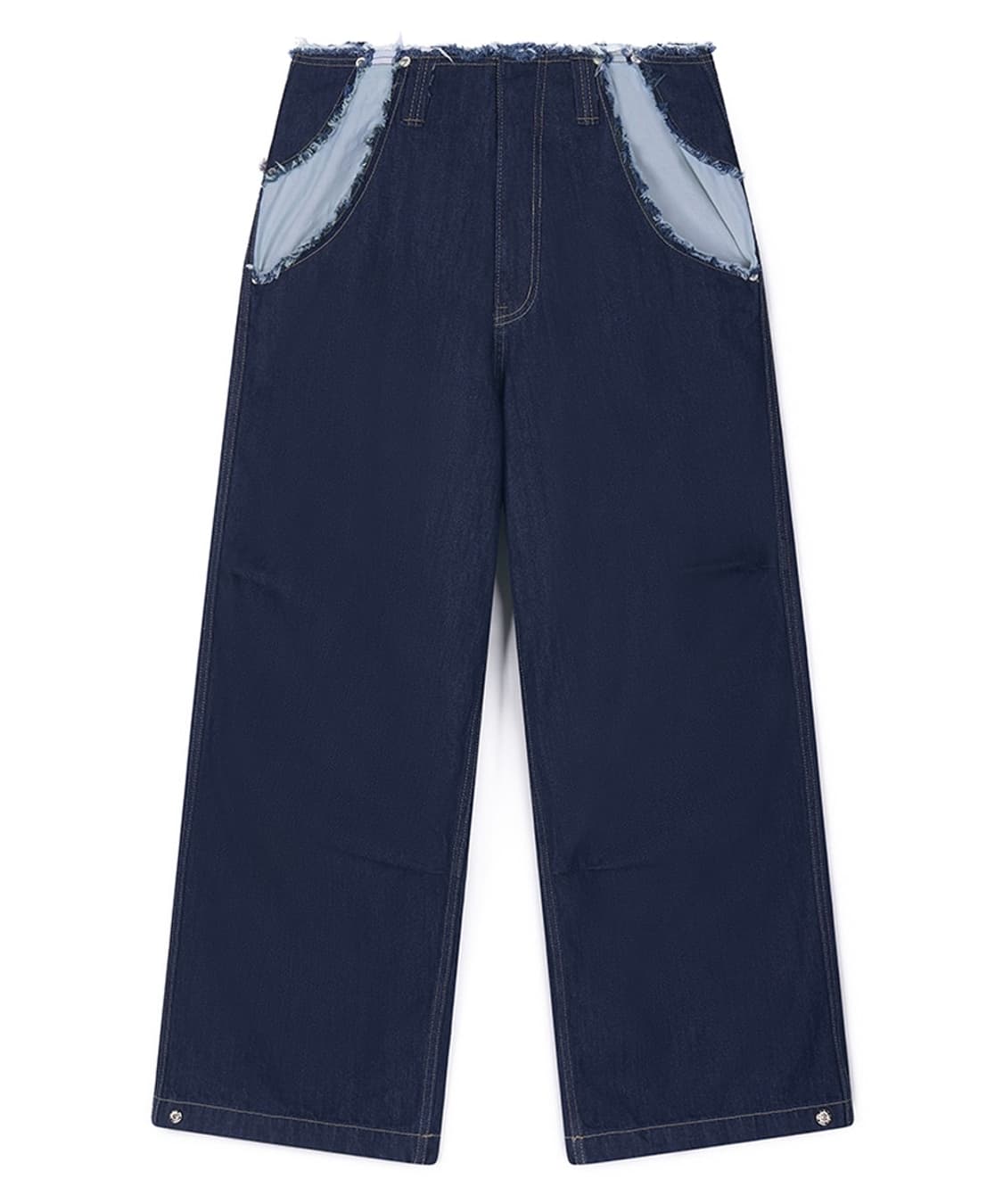 샵페어리 cut-off denim maxi pants (blue) 상품이미지1