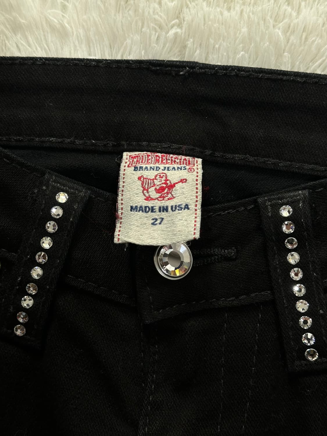 트루릴리전 블랙 스톤 부츠컷 청바지 27 상품이미지5