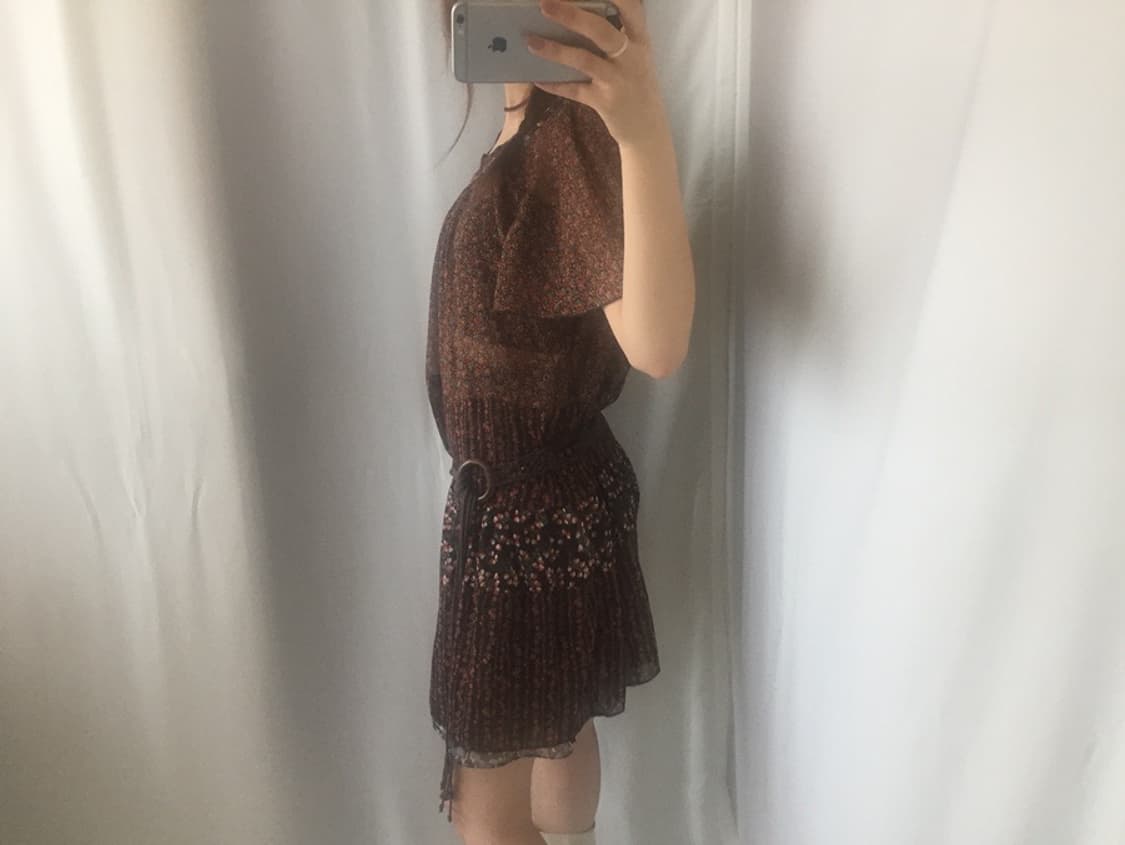678. chiffon full warm flowers dress 상품이미지9