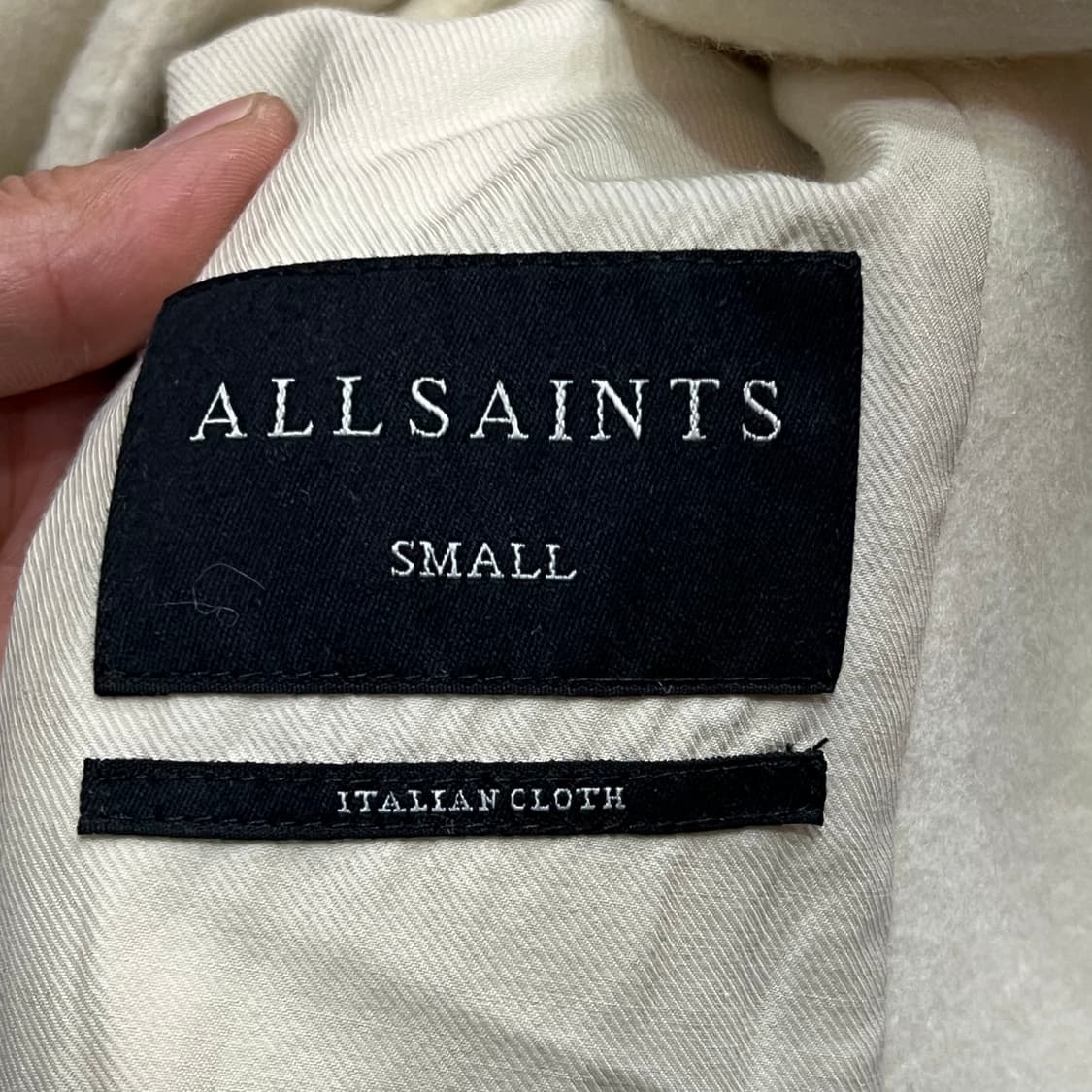  올세인츠 울 혼방 배색 코트 y14759 상품이미지6