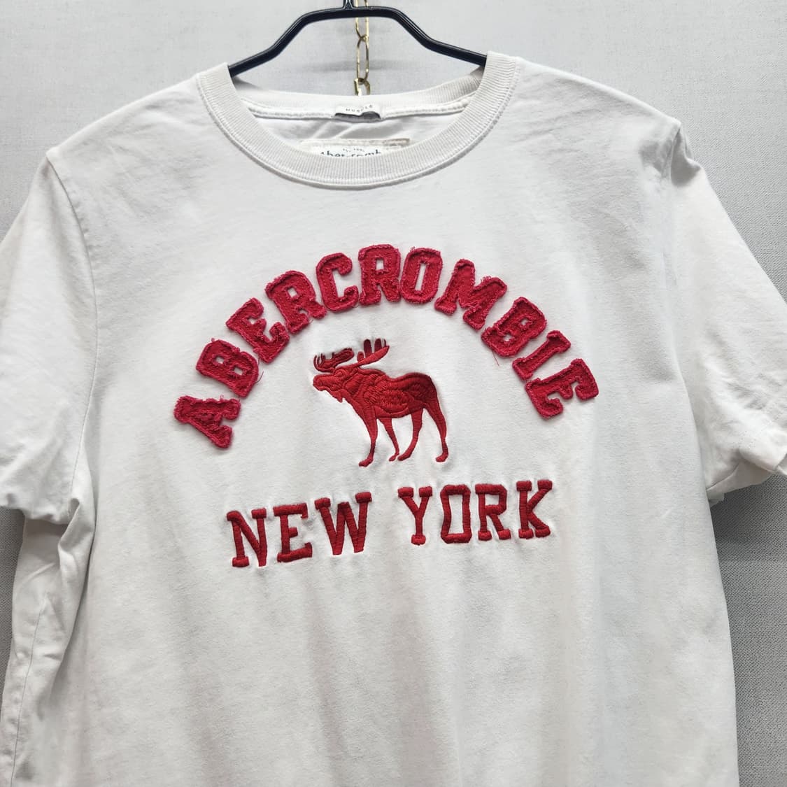 아베크롬비 Y2K 빅로고 반팔티 L(M) 남여공용 상품이미지2
