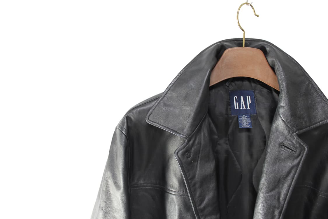 1990s OLD GAP 갭 쿠니치노무라 카우레더 카코트 상품이미지7