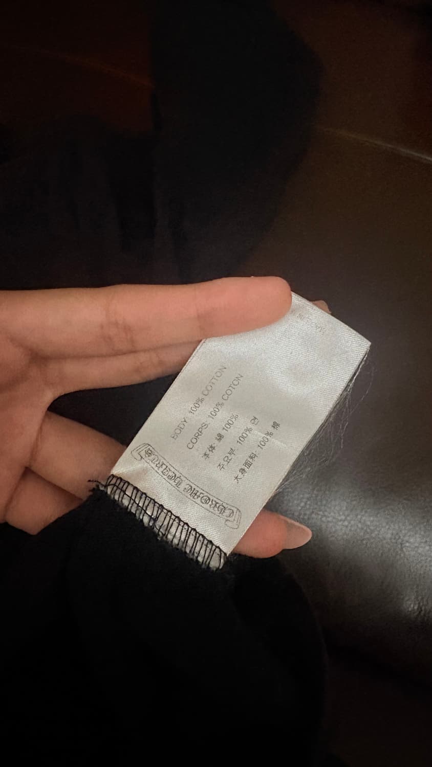 크롬하츠 블랙 롱슬리브  상품이미지5