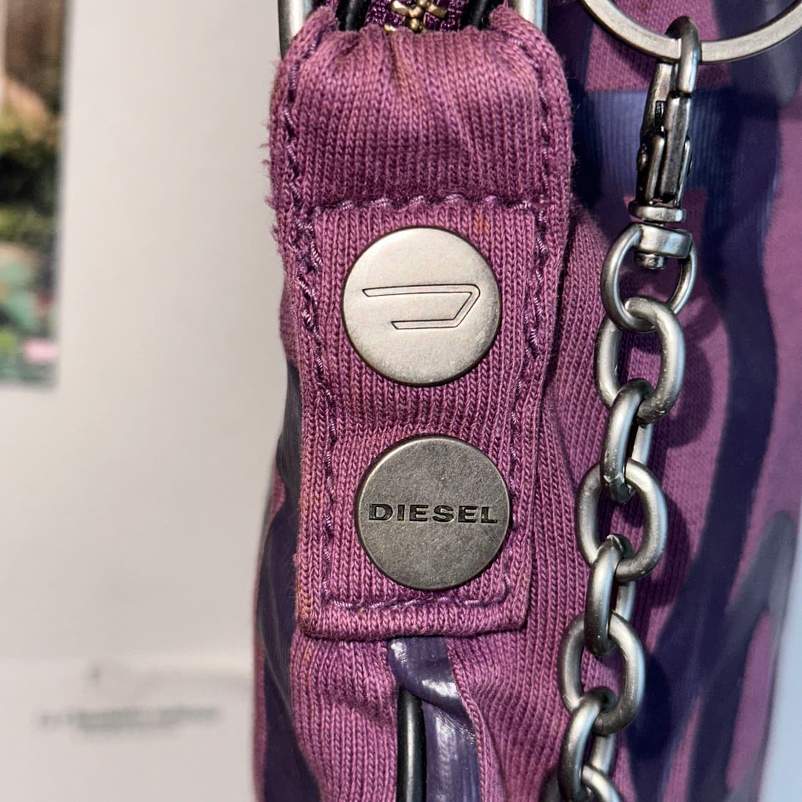 Diesel deep purple chain 크로스백 상품이미지4
