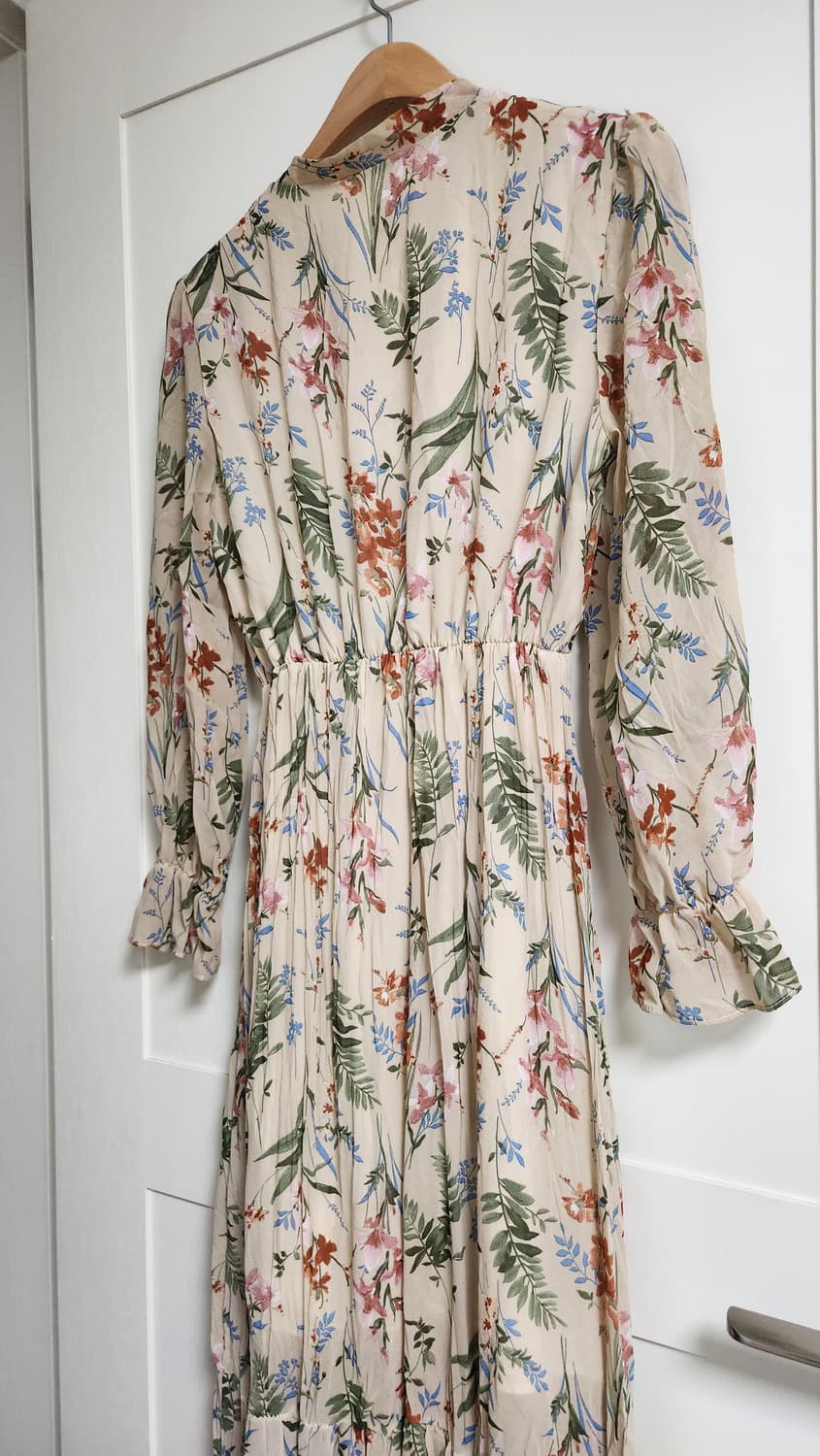 플라워 패턴 시폰 원피스 상품이미지4