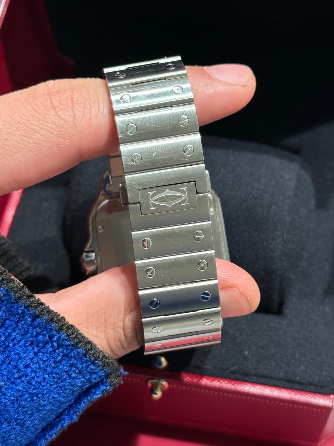 까르띠에 산토스 신형 라지 청판 22년  상품이미지5