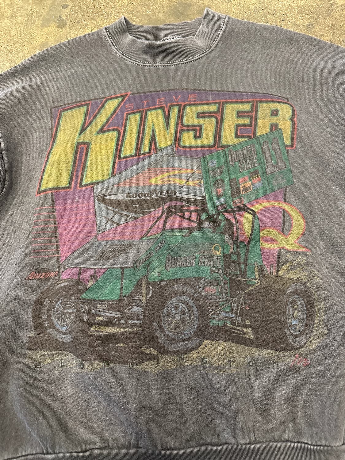 90s 프룻오브더룸 레이싱 맨투맨 스웻셔츠 L 상품이미지4