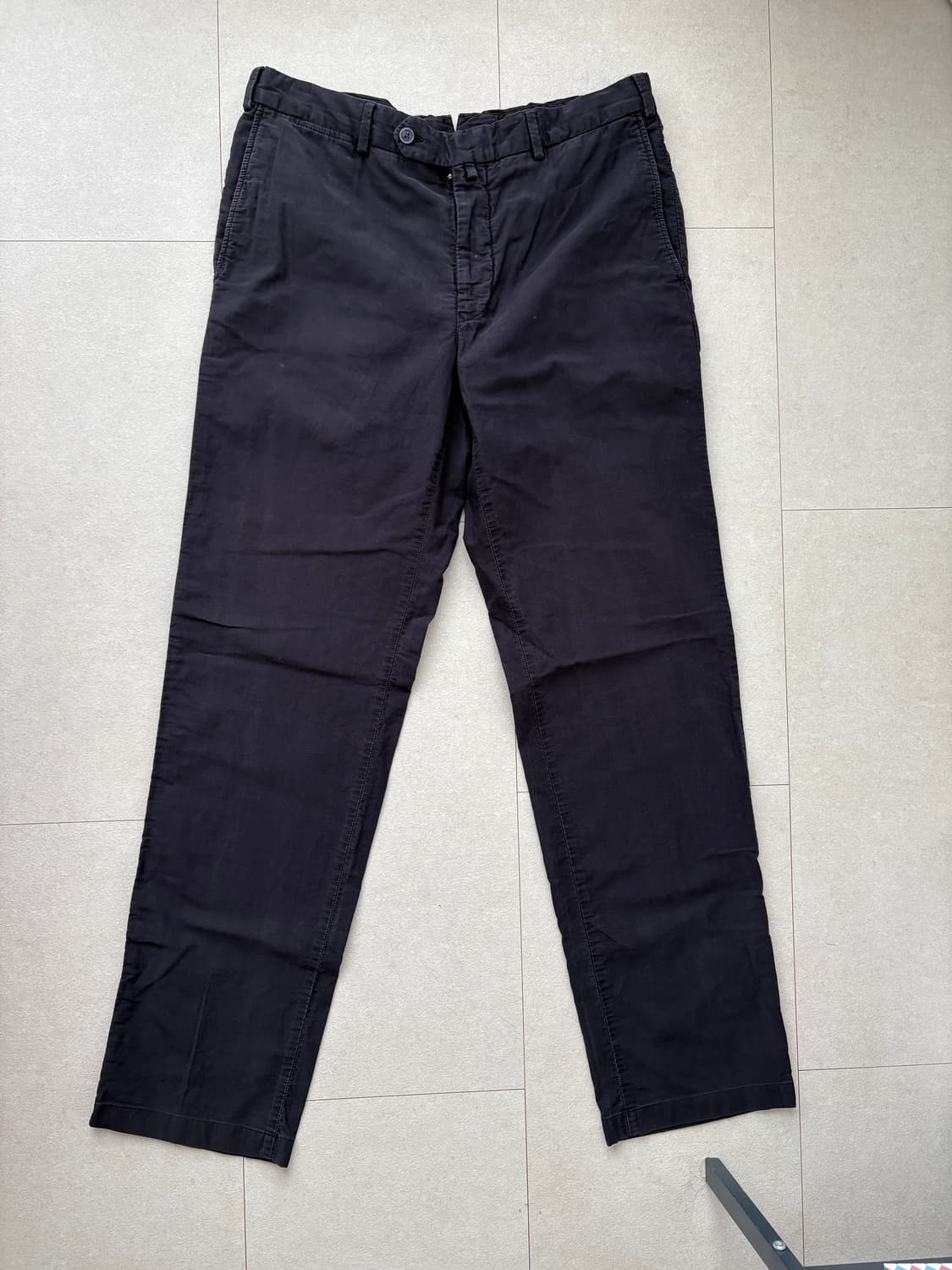 Ermenegildo Zegna 제냐 남성 블랙 면바지 상품이미지2