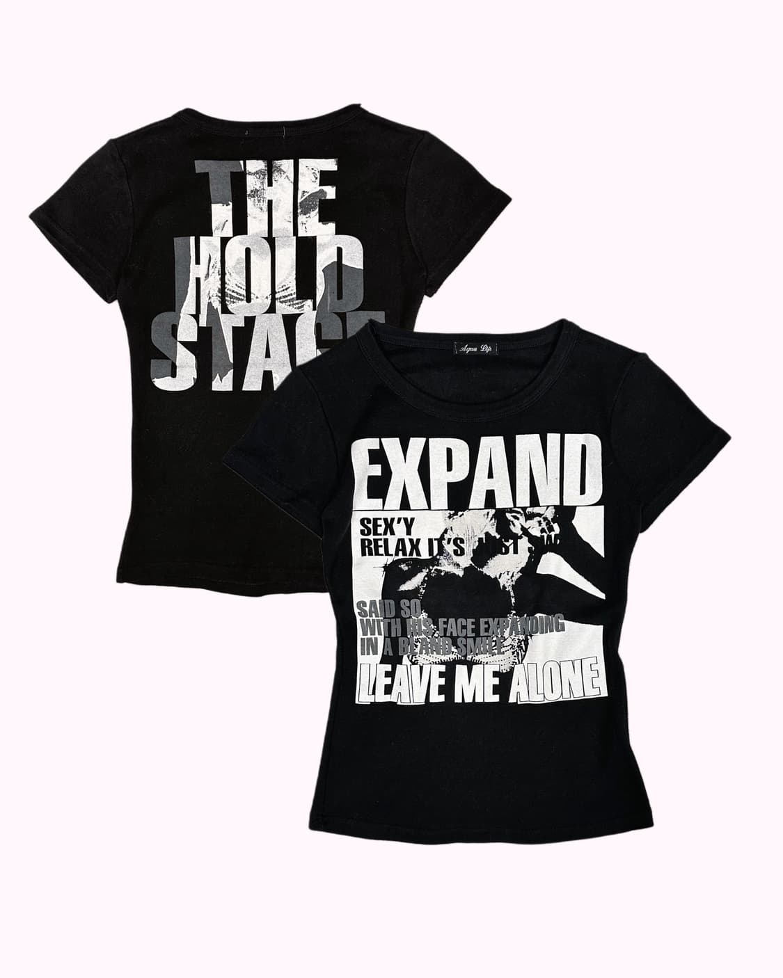 grunge girl slim crop t-shirt 상품이미지1