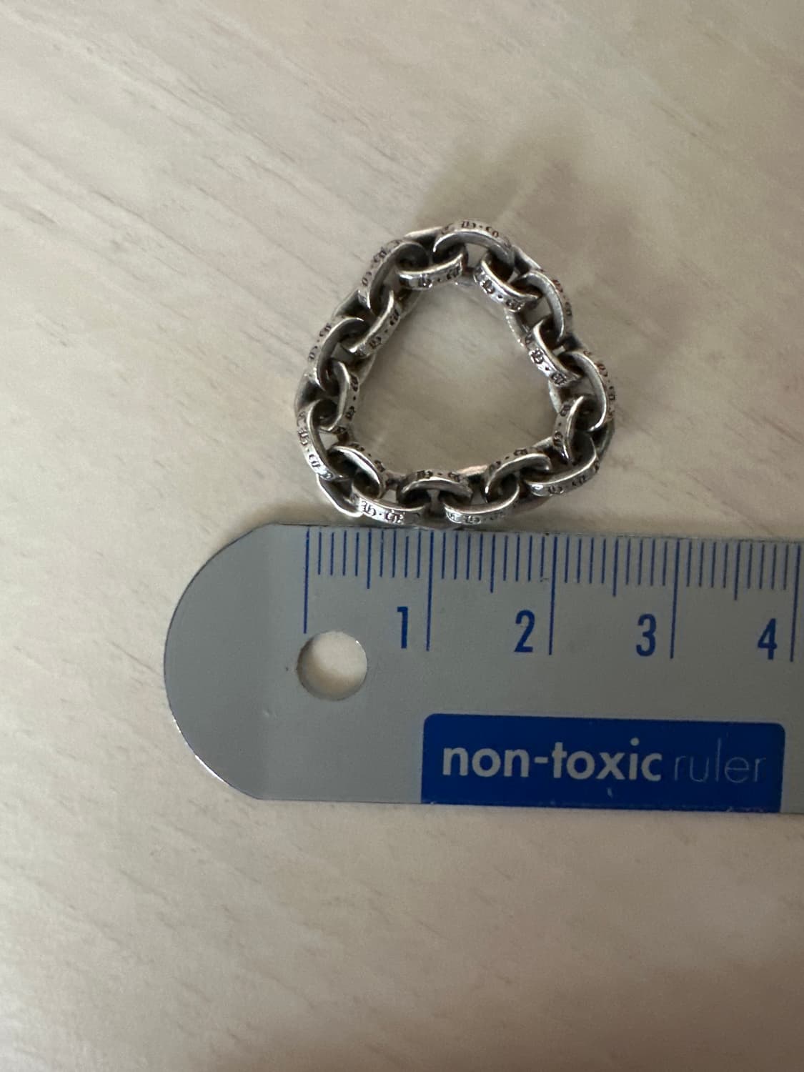 크롬하츠 페이퍼체인링 17링크 상품이미지3