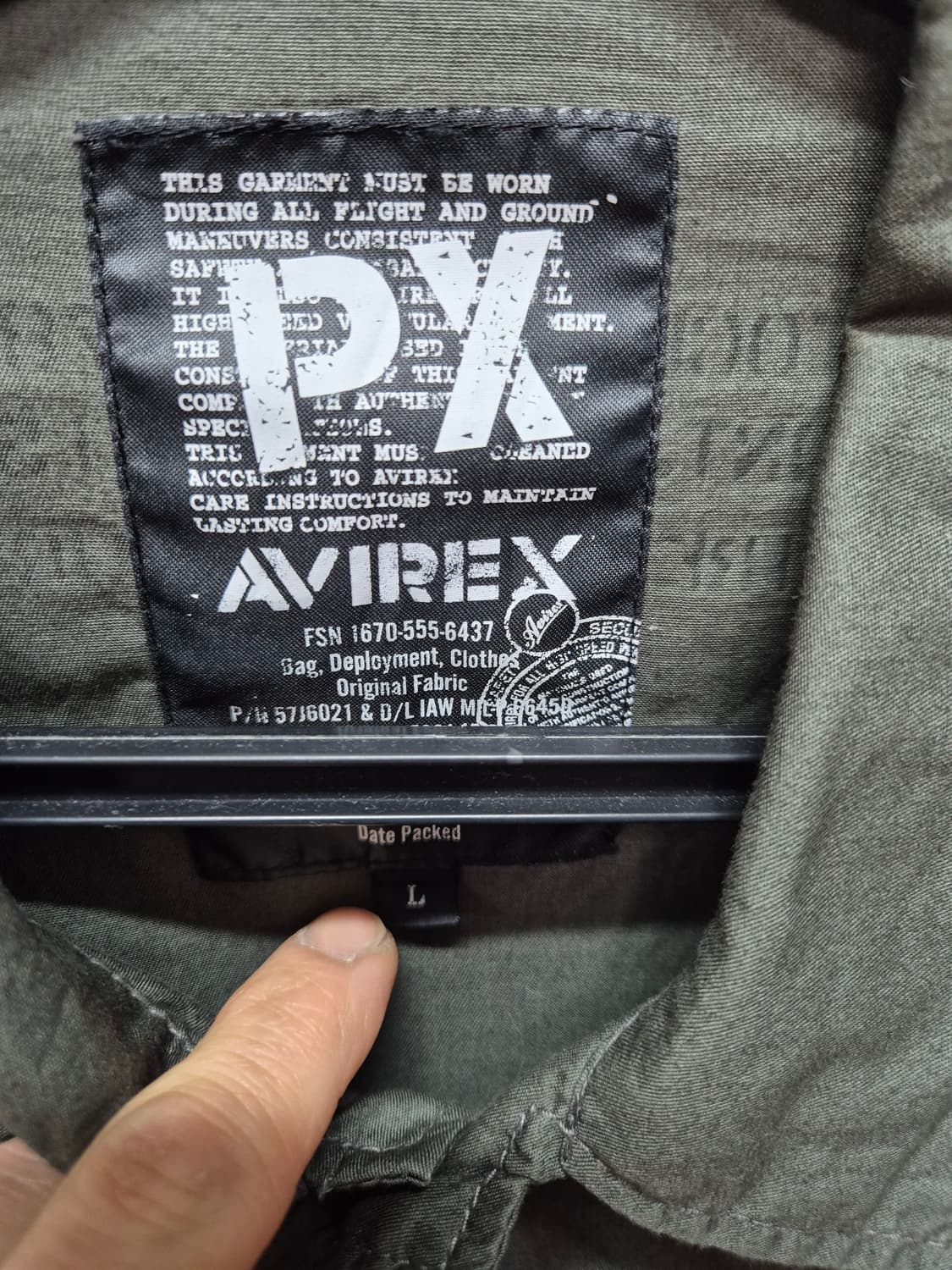 아비렉스 오버셔츠  상품이미지3