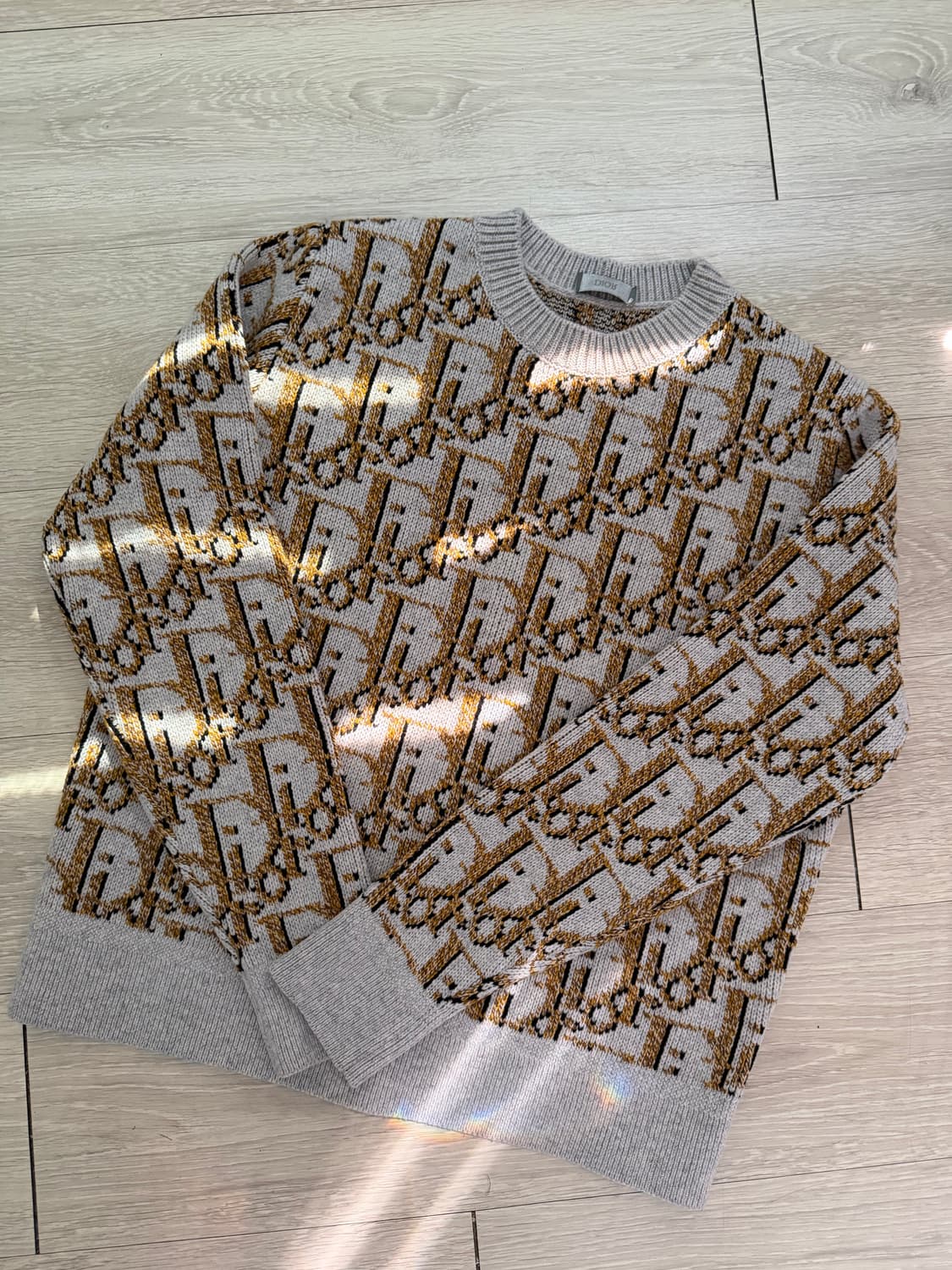 디올 오블리크 자카드 니트 스웨터 급처 상품이미지1