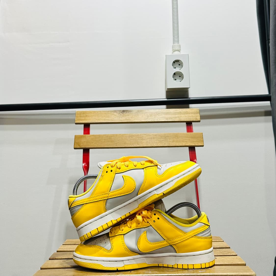 245) 나이키 운동화 여성 여자 신발 덩크로우 옐로우 상품이미지7
