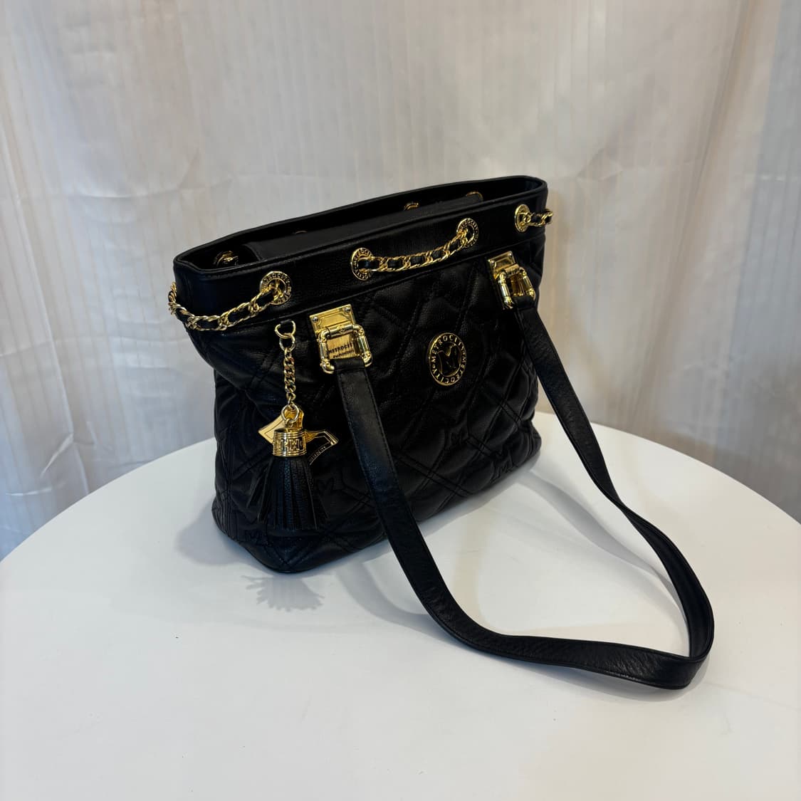 정품 메트로시티 퀄팅 금장 숄더백     상품이미지3