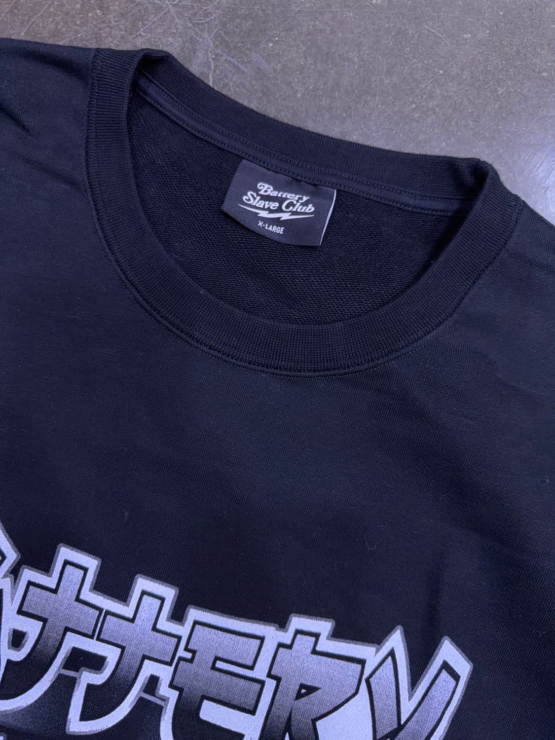 엑스트라오디너리 B.S.C 애니메이션 크루넥 블랙 XL 상품이미지6