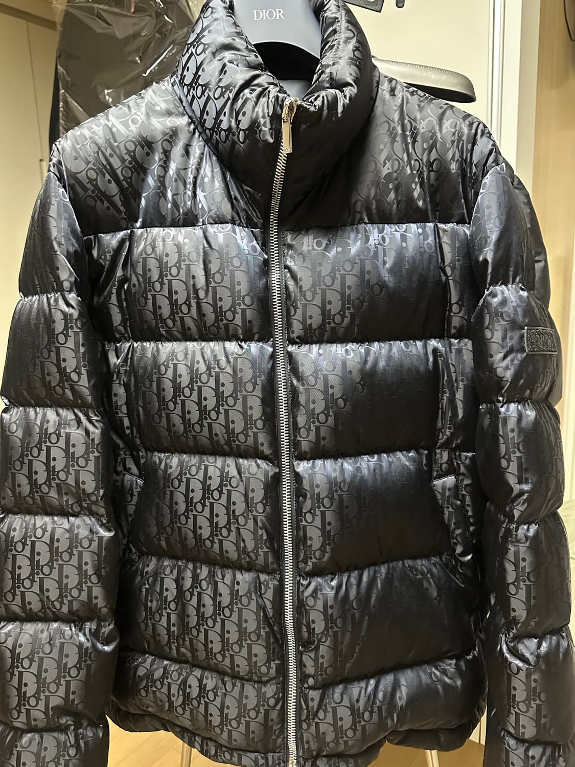 (52) 디올 오블리크 패딩 자켓 블랙 상품이미지1