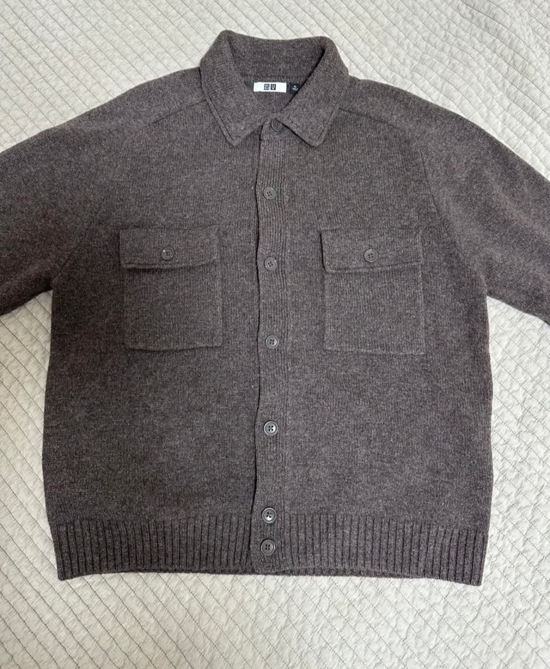 유니클로 U 램스울 니트자켓 상품이미지2