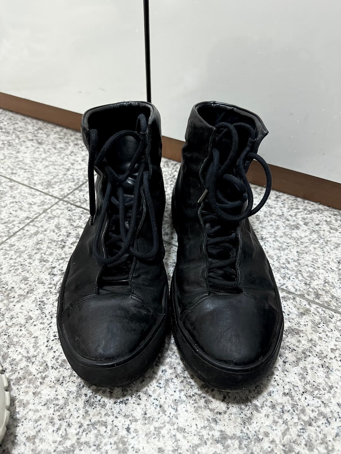 [44] Isaac Sellam Lether Sneakers High 상품이미지3