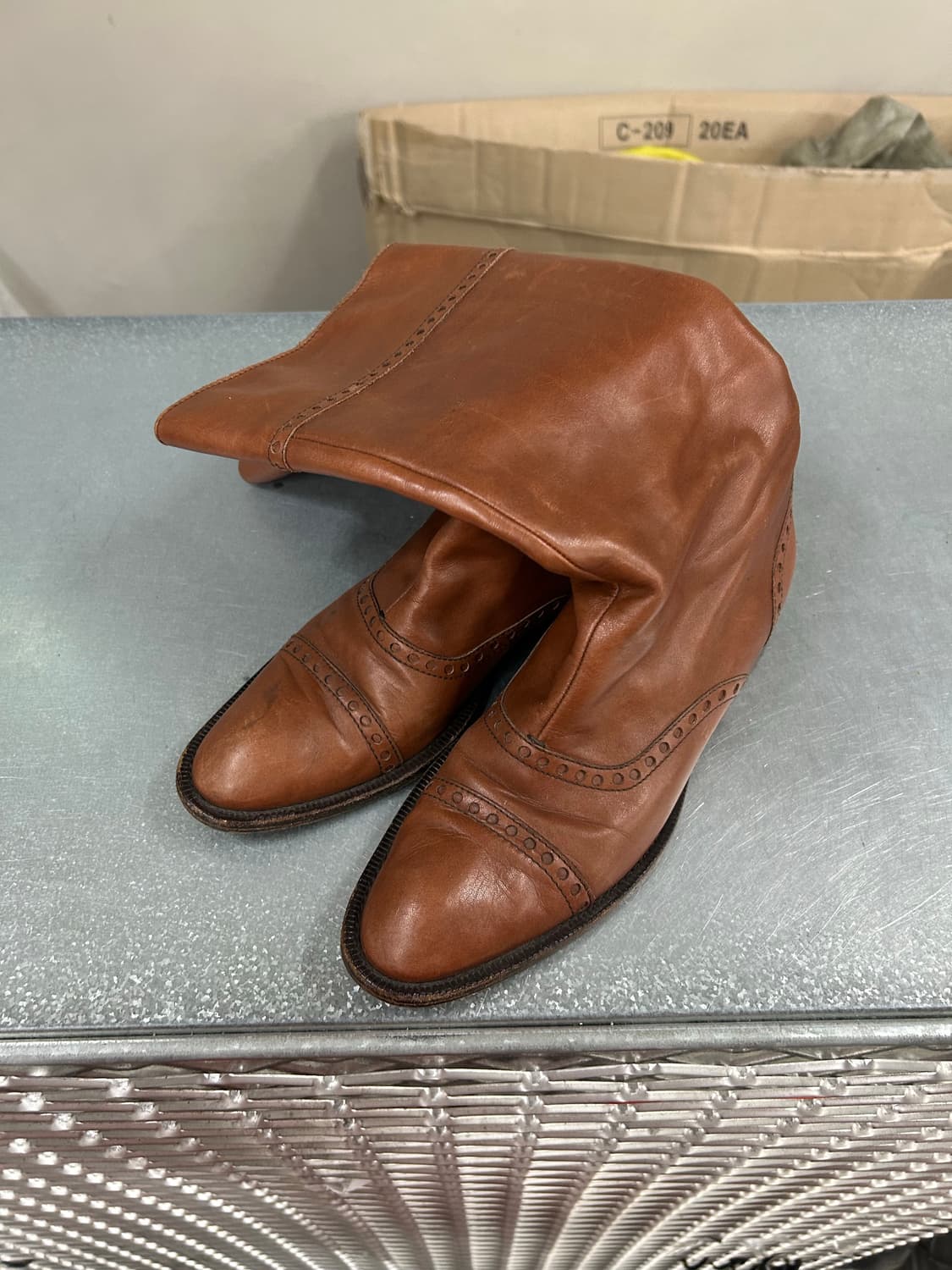 아테스토니 가죽 부츠 37.5 상품이미지2