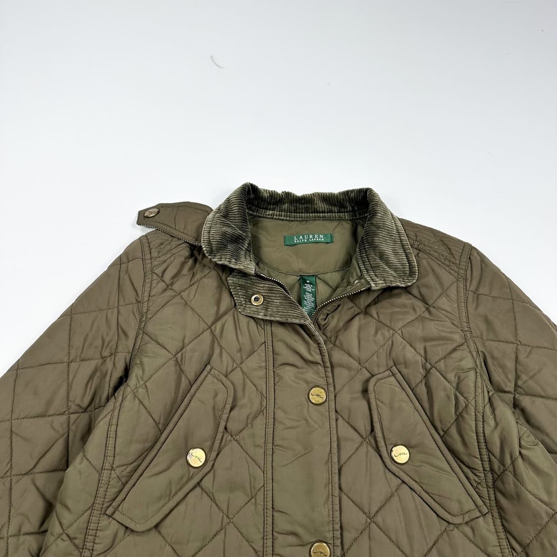 폴로 랄프로렌 RL 클래식 카키 퀼팅자켓 (M 여성추천) 상품이미지1