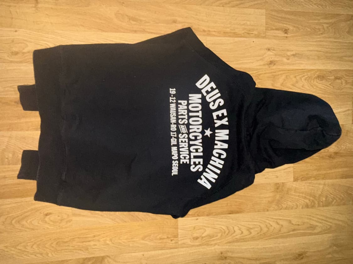 데우스 엑스 마키나 오버사이즈 서울 후드티 블랙 S 상품이미지2