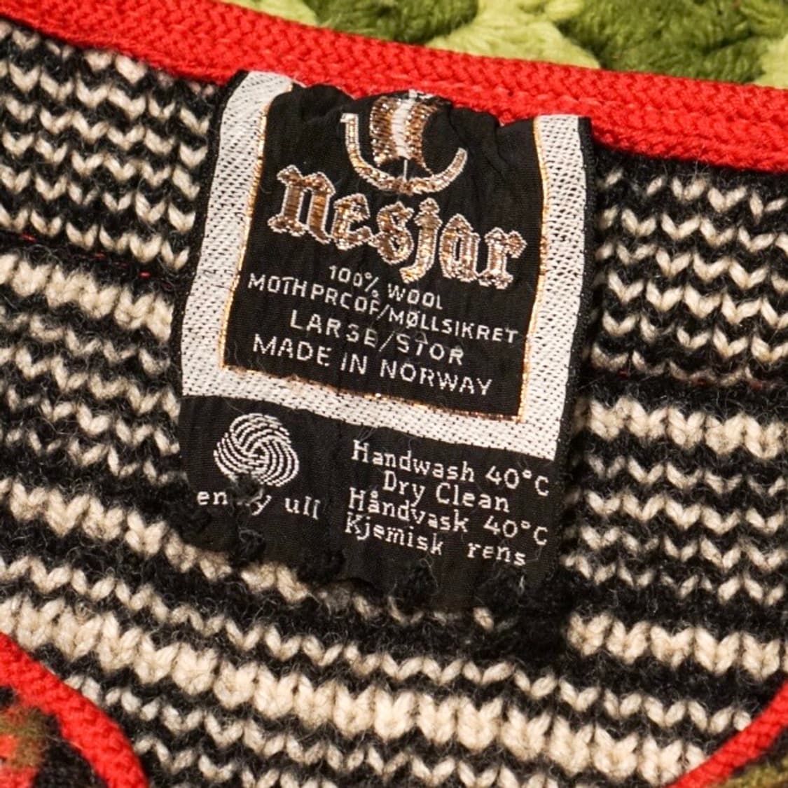 노르웨이 빈티지 핸드메이드 가디건 상품이미지7