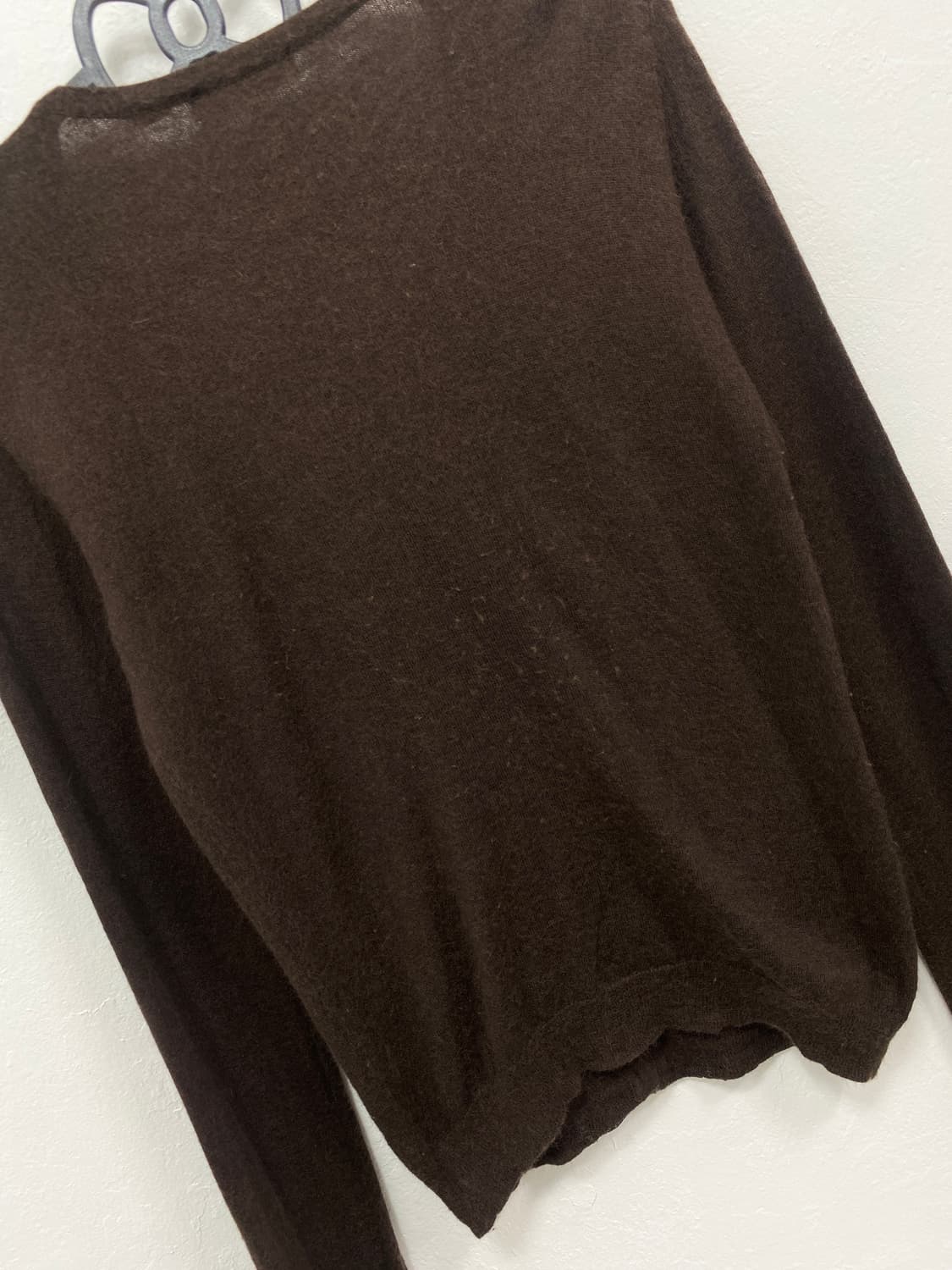 [LOUNIE] 라떼갸루 코코아 레이스 니트 롱슬리브 상품이미지8